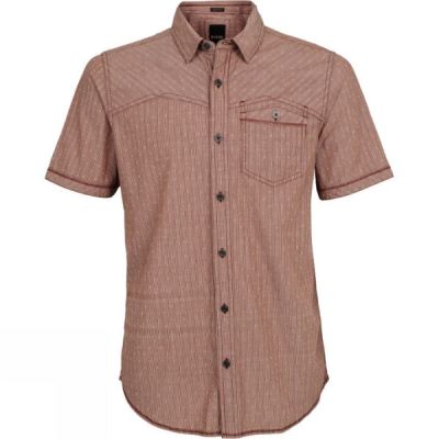 Camisa PrAna Patras Slim Hombre Marrones - Chile PUL907253